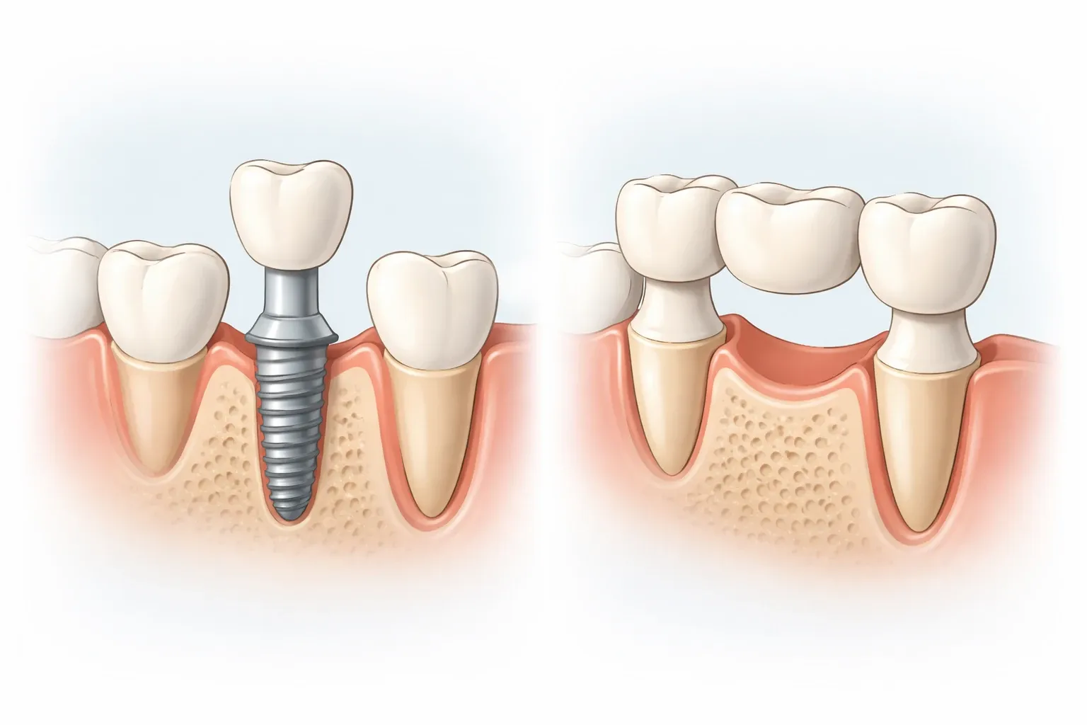 Имплант или мост: что лучше в вашем случае и почему