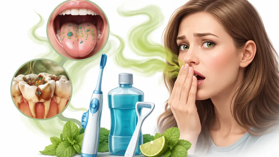 Неприятный запах изо рта: причины и что делать