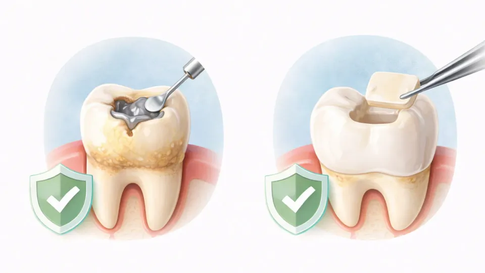 Вкладка и накладка (inlay/onlay): когда лучше пломбы