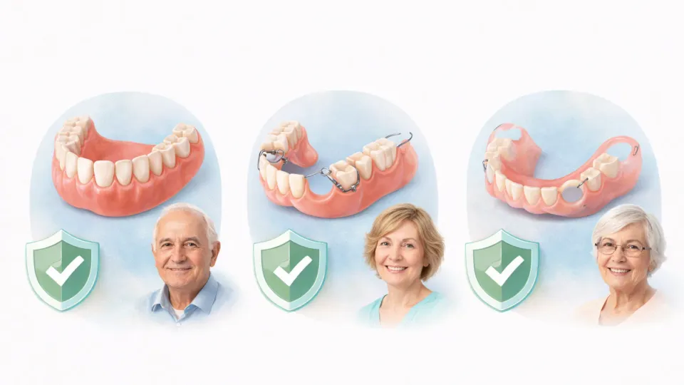 Съёмные протезы: виды и кому подходят